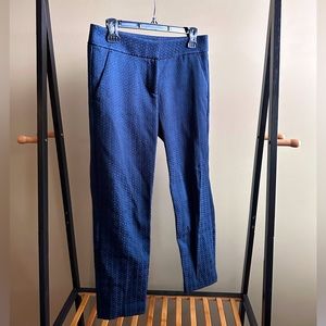 Ann Taylor LOFT, Marisa Cropped Pants, Navy, Size 4P